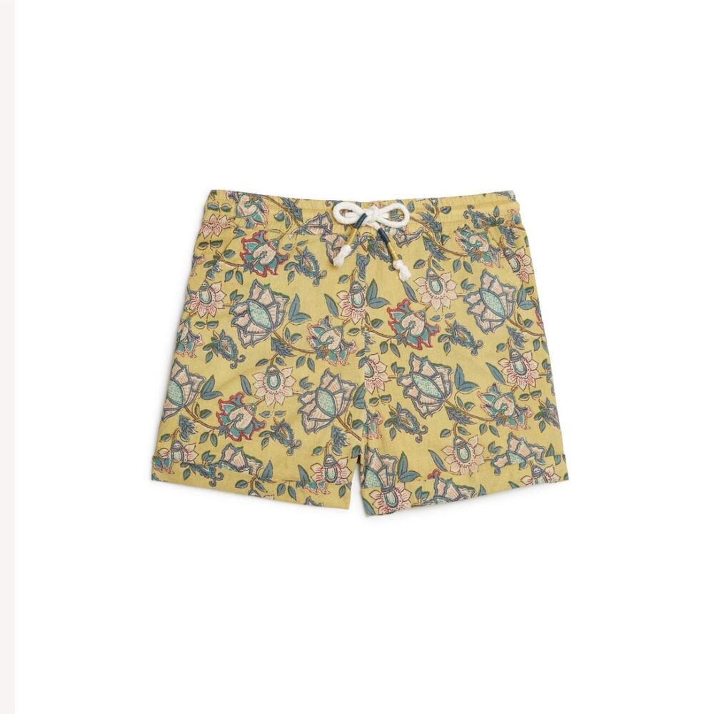 NEW LOUISE MISHA kid's aliki pull-on shorts in honey marigold